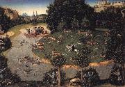 Lucas Cranach the Elder Stag hunt of Elector Frederick the Wise Spain oil painting artist
